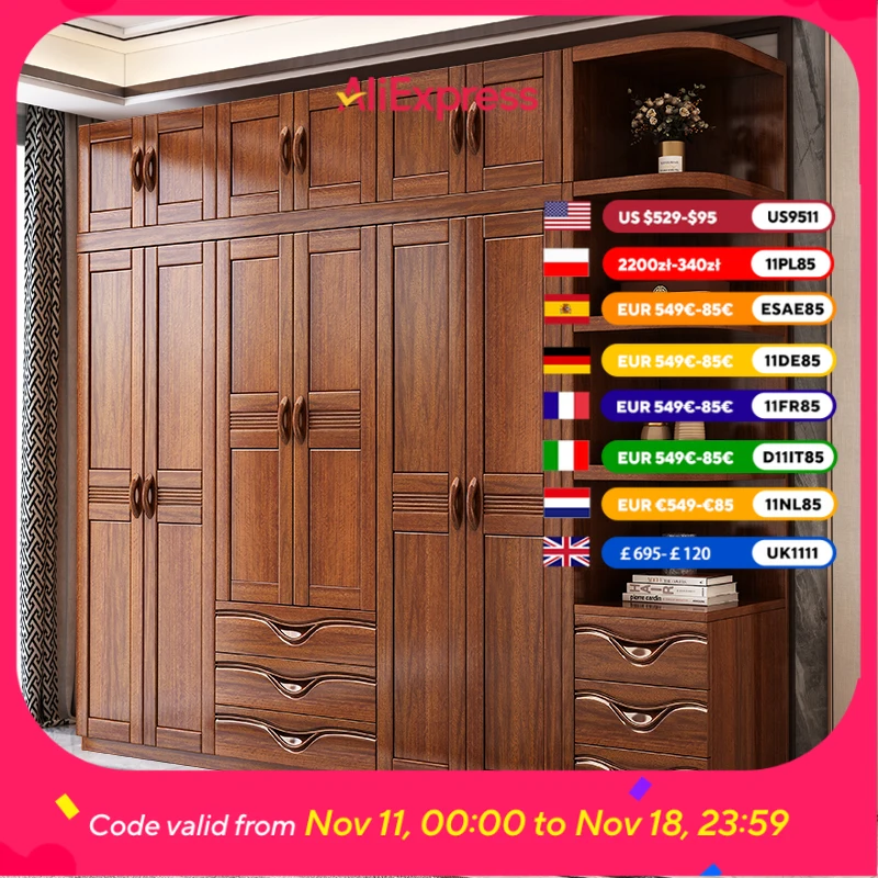 

Настенный деревянный шкаф для спальни, скандинавский многослойный открытый шкаф, органайзер для хранения, броненосец, камера Da Letto, мебель для дома