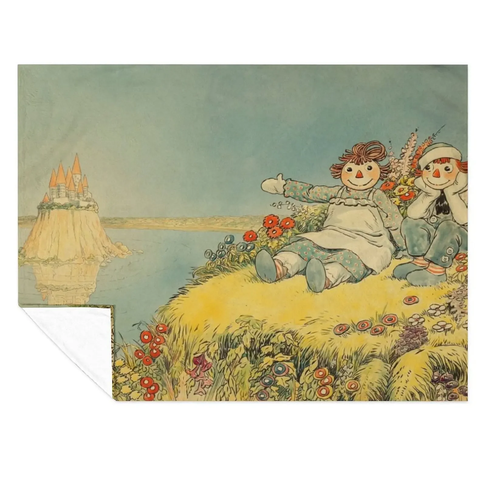 

Raggedy Ann - Vintage Cartoon Throw Blanket Travel Decorative Sofas Cute Plaid Custom Blankets