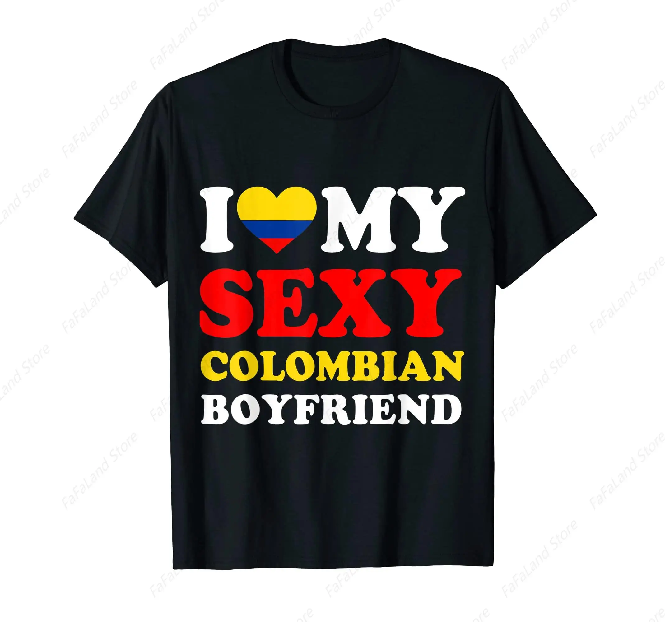 I love My Sexy Colombian Boyfriend Colombia Girlfriend T-Shirt