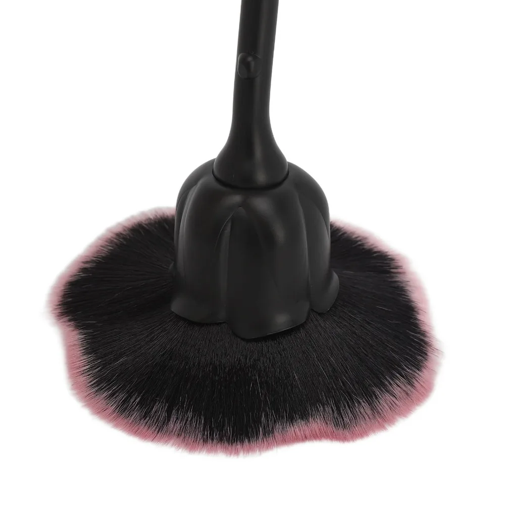 2pcs Rose Shaped Rose Flower Makeup Brush Ultra Soft Bristle Fluffy Texture Fluffy Powder Brush Decorative Beauty Brus