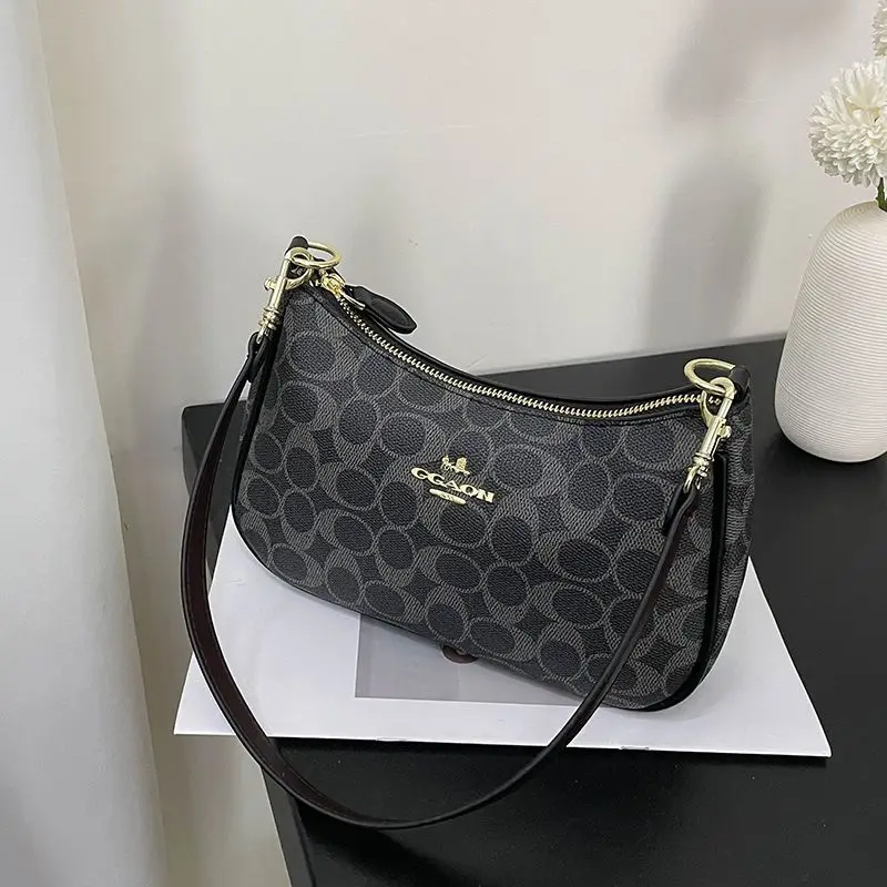 

2025 Release: Exclusive Luxury Women's New Moon Underarm Bag & Dumpling - shaped Handbag - Stylish Crossbody, Small -