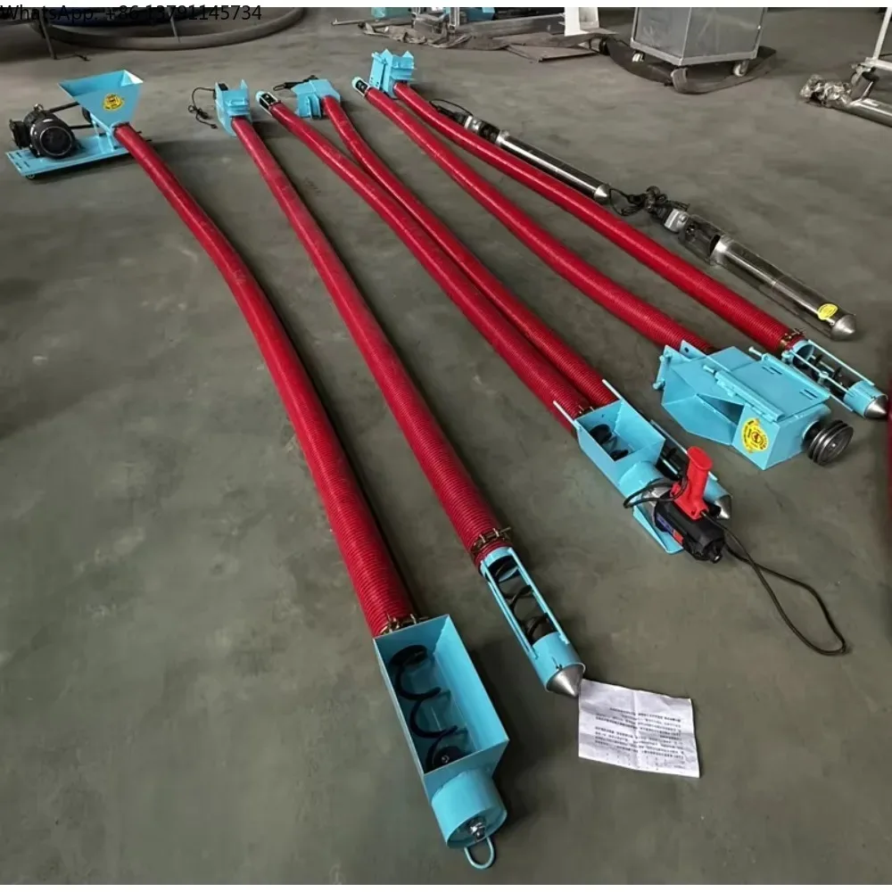 Flexible Hose Screw Conveyor, Wheat Paddy Corn Grain Suction Loading Machine for Sand Cement