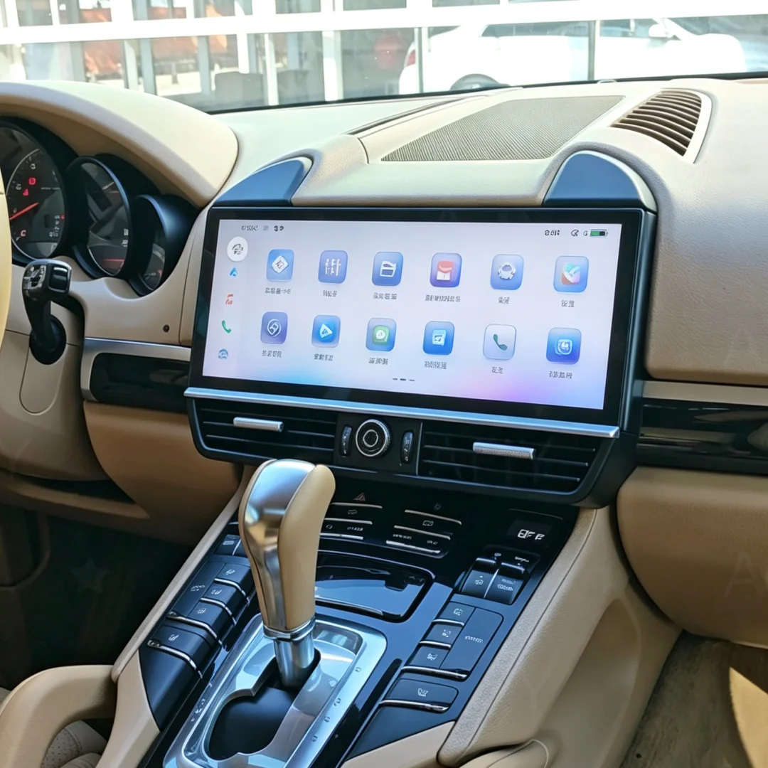AA Carplay For Porsche Cayenne 2011-2018 Auto Android 14.0 4G LTE IPS Car DVD Player GPS map WIFI Bluetooth RDS Radio Head unit