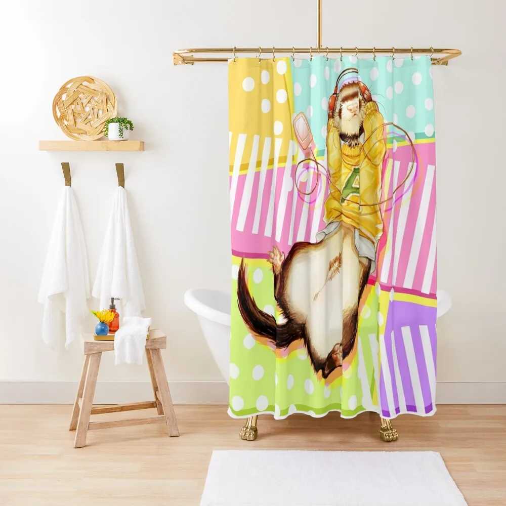 

Annzu and Music Shower Curtain Bathroom Accessorys Modern Accessory Bathrooms Waterproof Shower Curtain