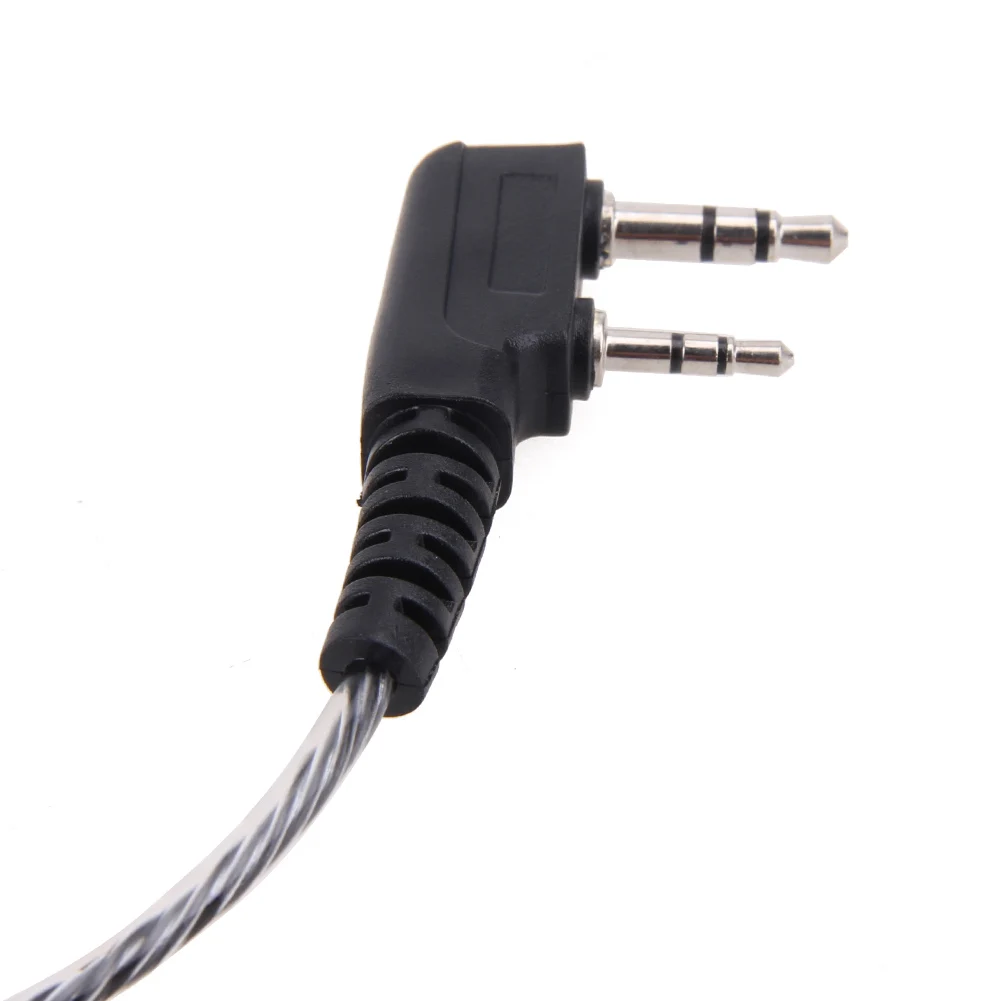 2-контактная гарнитура для рации с микрофоном PTT K типа Walkie Talkie, гарнитура, многофункциональные аксессуары для BAOFENG