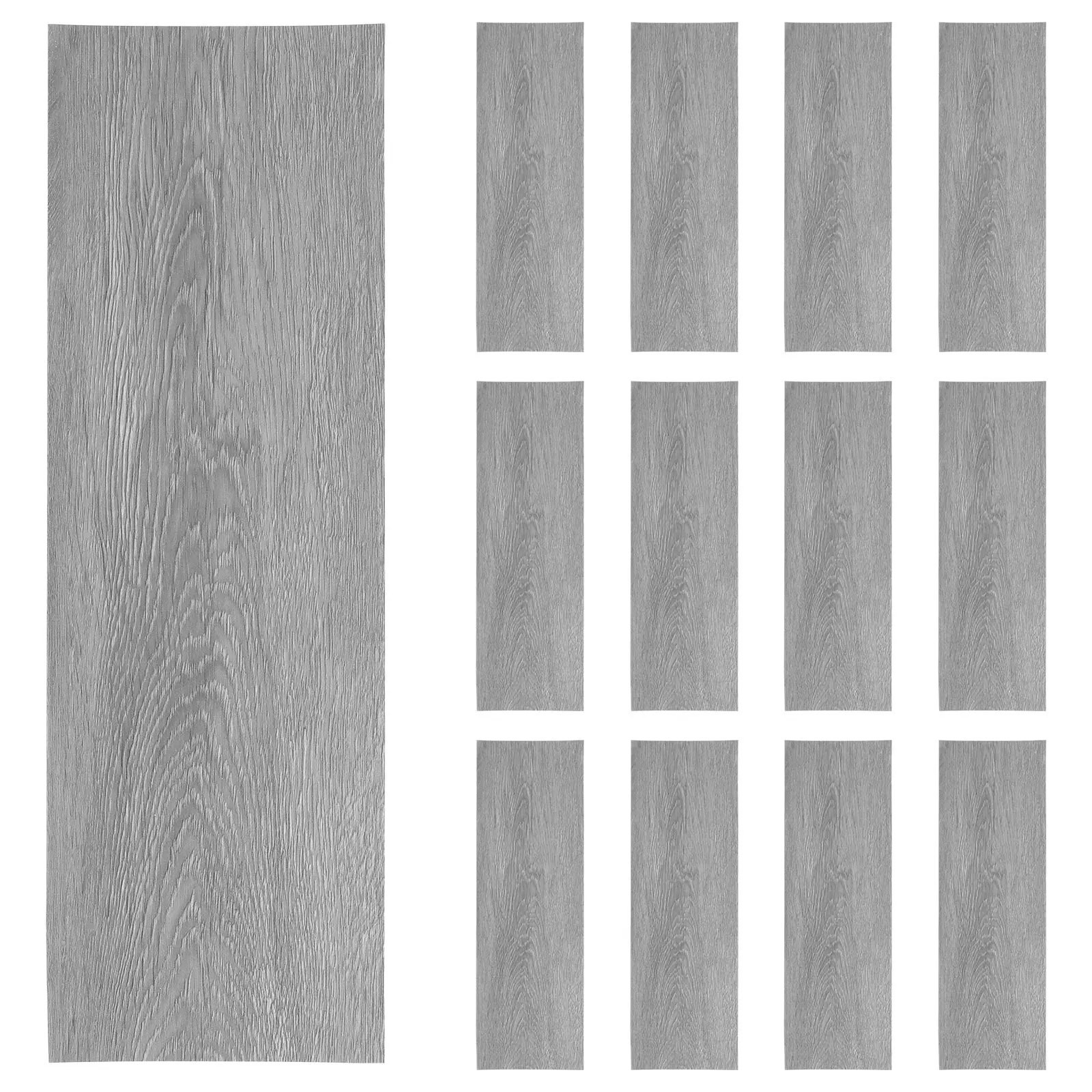 

32pcs Wood Grain Wall Stickers Pvc Self-Adhesive Tile Stickers For Kitchen Bathroom Fireplace Peel Stick Decorative Flooring
