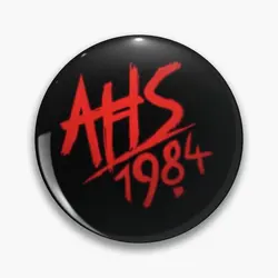 Ahs 1984  Soft Button Pin Lover Jewelry Collar Gift Metal Fashion Hat Lapel Pin Brooch Cartoon Funny Creative Badge Decor