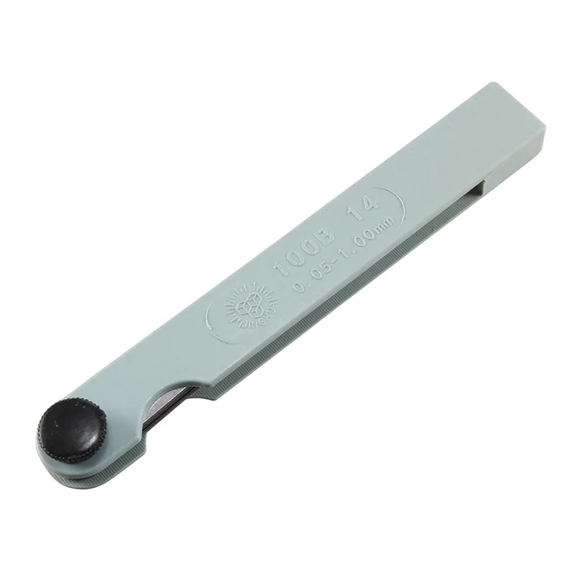 100B-14 0.05-1mm Feeler Gauge Metric Thickness Gauge Valves Foliage of Valves Spark Plug Gap For Measurement Probe Gap