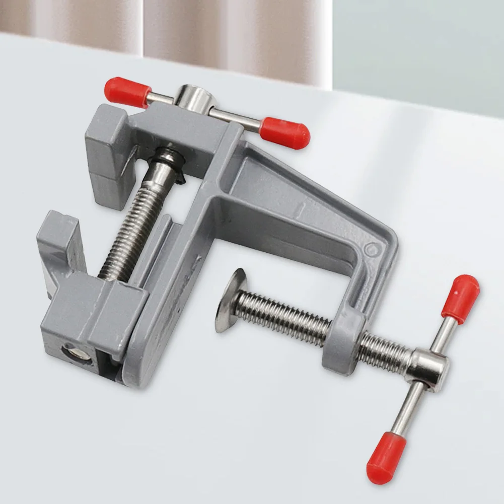 Mini Bench Vise Portable Workbench Vice Aluminium Alloy Small Bench Vice Jewelers Hobby Clamps for Small Work Crafts Woodworking