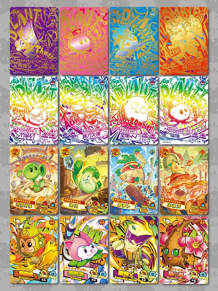 KAYOU New Plants Vs. Zombies Card Wonderful Nature Trip GP Card Genuine Toy Game Peripheral Anime Collection Card Kid Toy Gifts