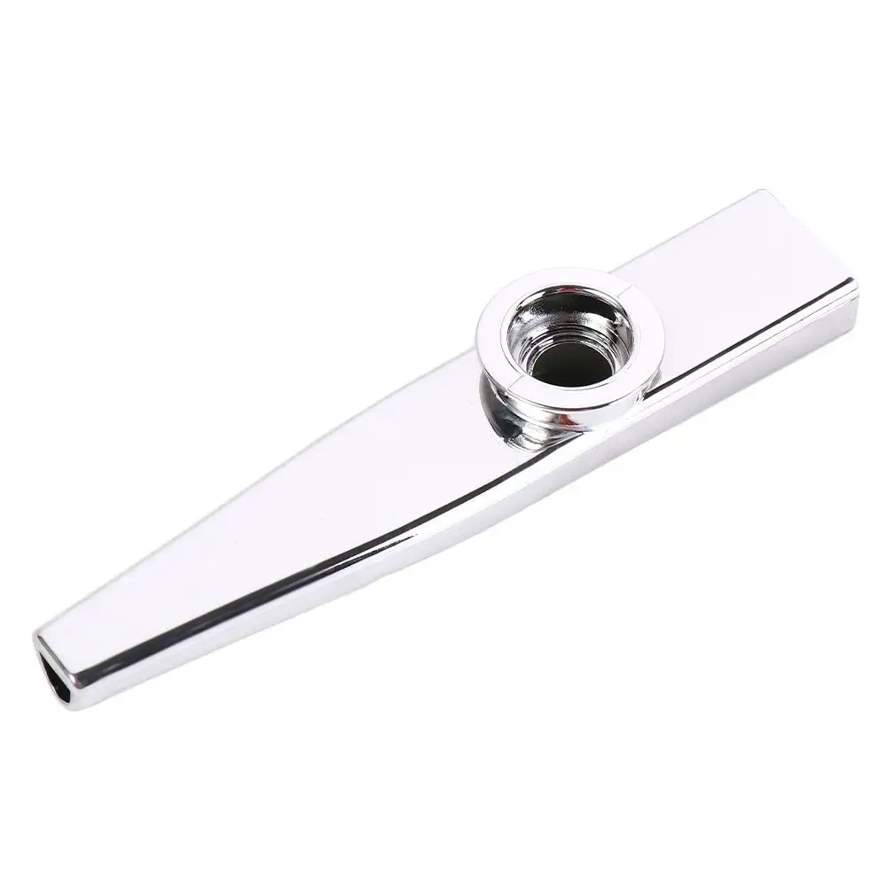 

Aluminium Alloy Metal Kazoo Learn Easily Detachable Diaphragm Mouth Kazoos Instruments Durable Musical Instruments Flutes