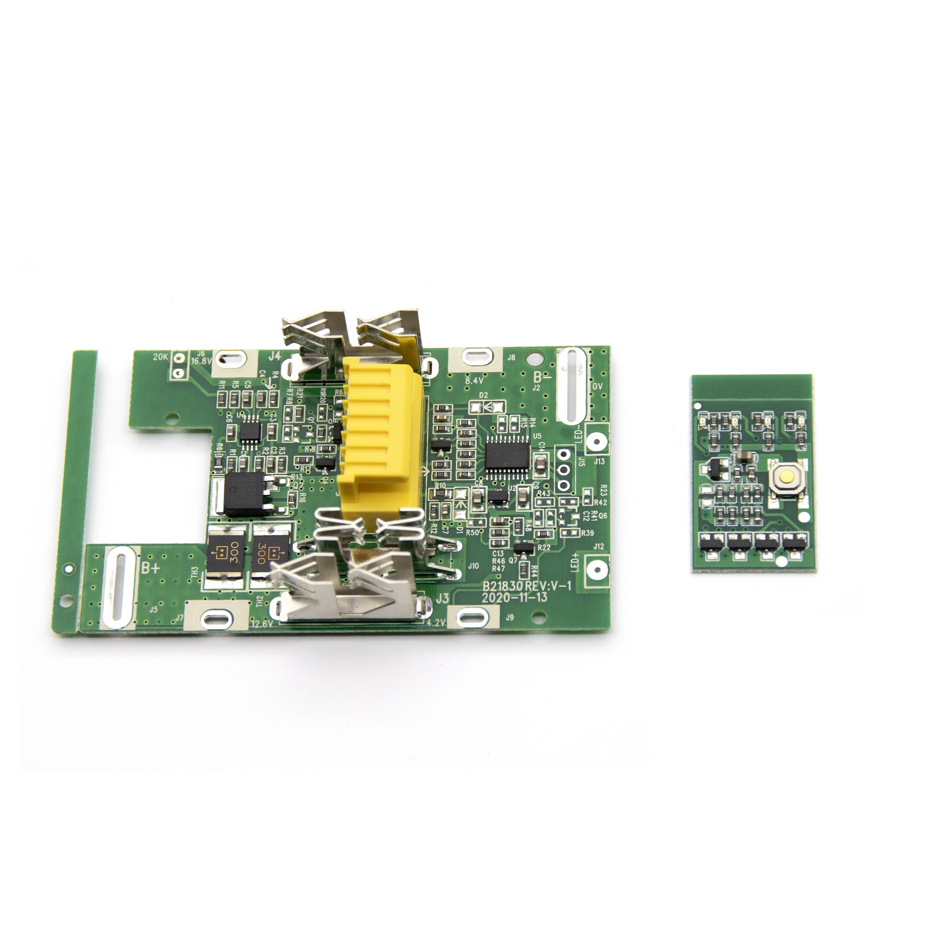 BL1830เคสแบตเตอรี่ Li-ion แผงวงจรป้องกันการชาร์จไฟ PCB 18โวลต์6.0Ah 3.0Ah ไฟ LED แสดงสถานะแบตเตอรี่ BL1860 BMS