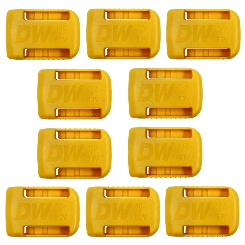 10 pcs 5 PCS Lithium Battery Storage Fixed Bracket Installation Base Display Rack Belt Buckle For DeWalt 18V 20V 60V Battery