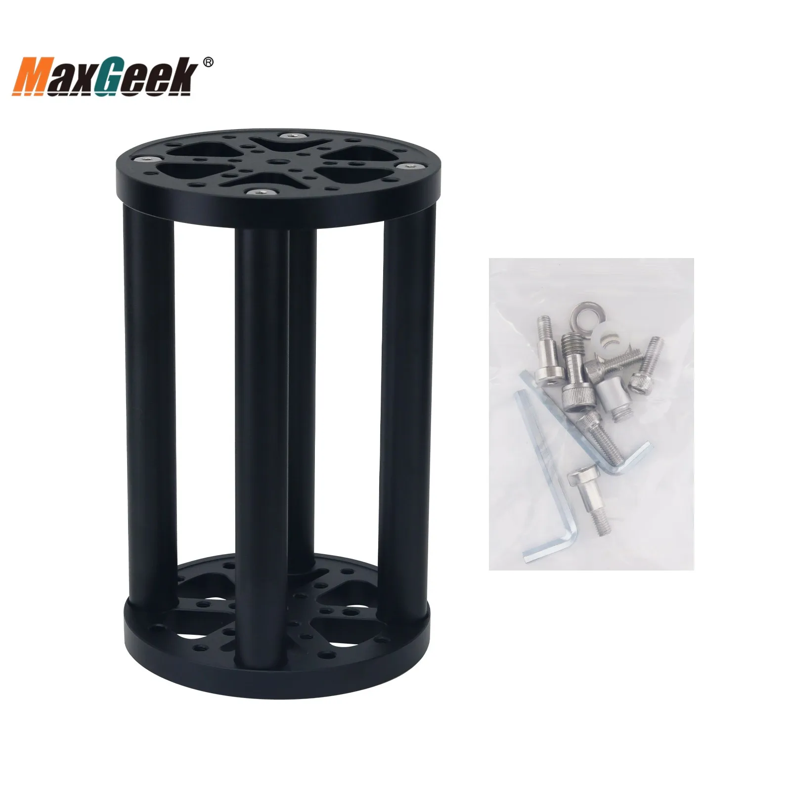 Maxgeek MT-1 EQ Mount Juwei Pier Extension for ZWO TC40 CF40 Tripod with 3/8' Screw Astronomical Telescope Equatorial Instrument