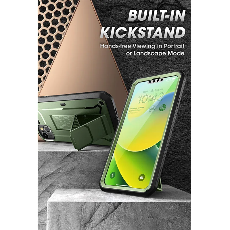 Etui SUPCASE UB Pro Full-Body Rugged Holster Cover z wbudowaną osłoną ekranu do iPhone'a 14 (2022)/iPhone'a 13 (2021) 6.1 cala — zdjęcie produktu 3