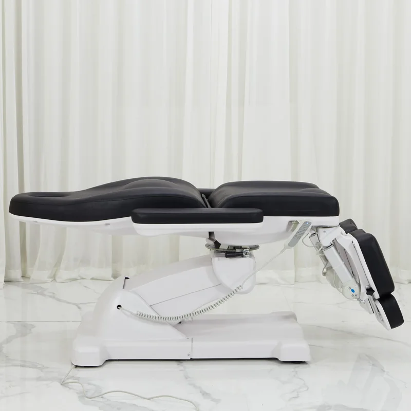 MRC-036 High End Electric Beauty Bed Beauty Folding Bed Beauty Salon Full Back Chair Tattoo Bed Split Leg Spinning Multiple