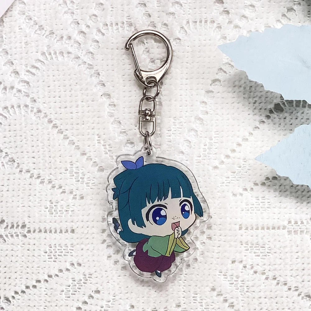 1/6PCS Anime Characters The Apothecary Diaries Acrylic Keychain Accessories​ Keyrings Friends Gifts Bag Charms Backpack Pendant