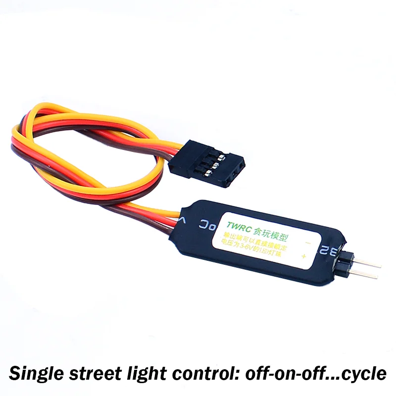 Channel 3 Switch Controller Headlights Breaking Flash Multi-mode for Tamiya RC Truck RC Crawler Car