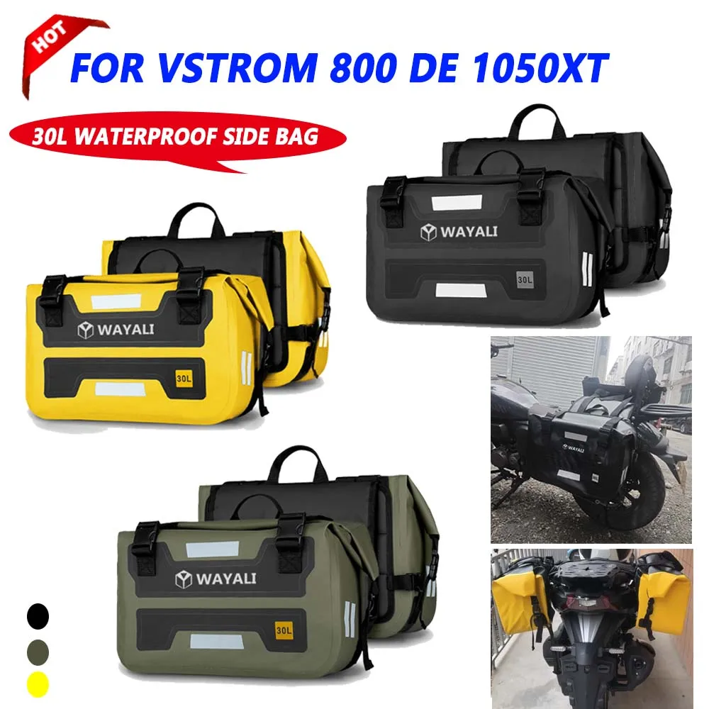 

For SUZUKI Vstrom 800 DE DL1050 V-Strom 1050 Motorcycle Saddle Bag Waterproof Outdoor Large Capacity Luggage Storage Panniers