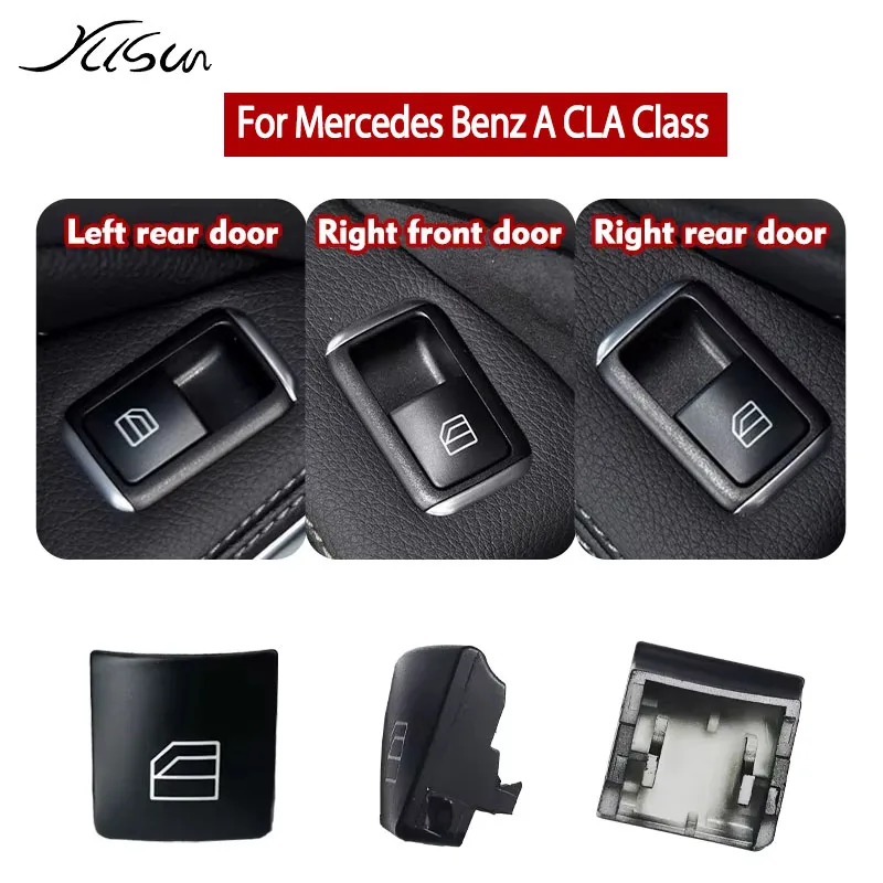 For Mercedes Benz W176  W117 2015-2017A CLA Class Car Window Lift Switch Button Cover Replacement Accessories Repair Tool PC&ABS