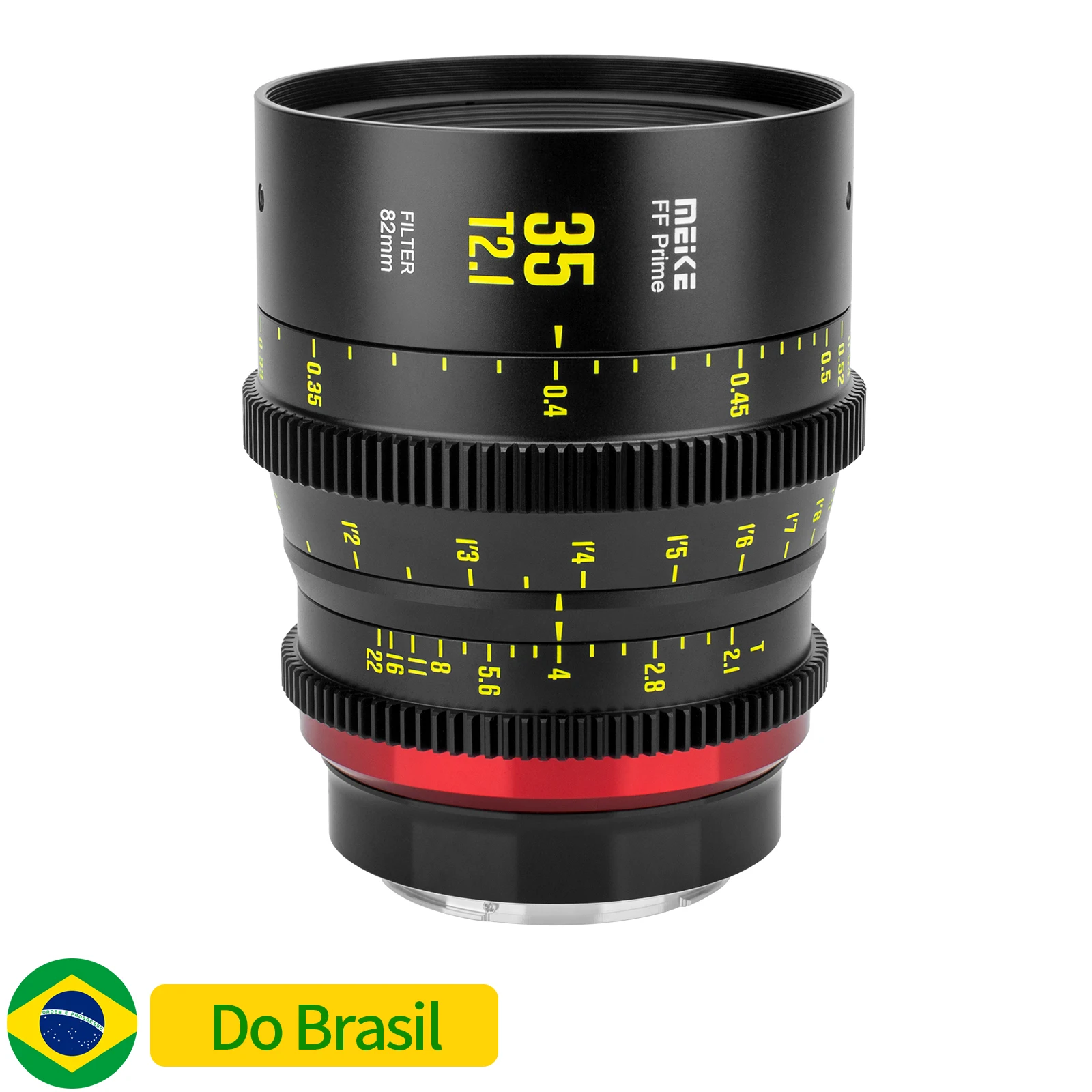 عدسة Meke Prime 24mm T2.1/35mm T2.1/50mm T2.1 Cine لأنظمة كاميرا السينما ذات الإطار الكامل