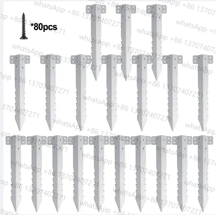 Rustic Railway Sleeper Brackets for Pathways and Raised Beds Choose 10 or 20 Packs with Comprehensive Screw Set