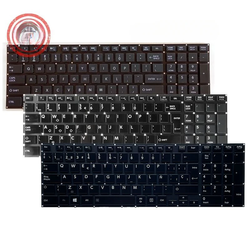 HC US/UI/SP nuevo teclado de ordenador portátil para Toshiba Satellite P50-A P50-B P55 P55-B P55T P55T-B P70 P70-A P70T-A P75-A X70-A X70-B X75-A