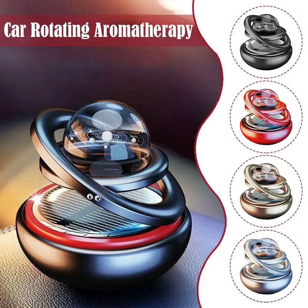 

Central control suspended ornament Car Solar Ornaments Rotating 360° Spinning Car Double Suspended Aromatherapy Perfume Ornament