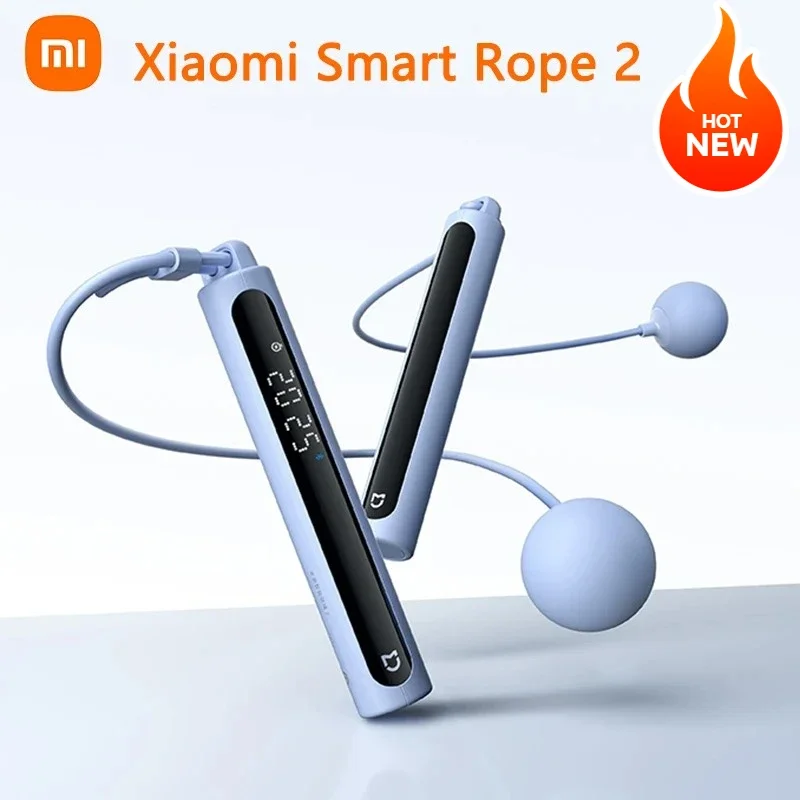 Xiaomi Mijia Smart Rope Skipping 2 Precise Counting Digital Display Screen Bluetooth 5.1 Data Analysis Work For Mihome App