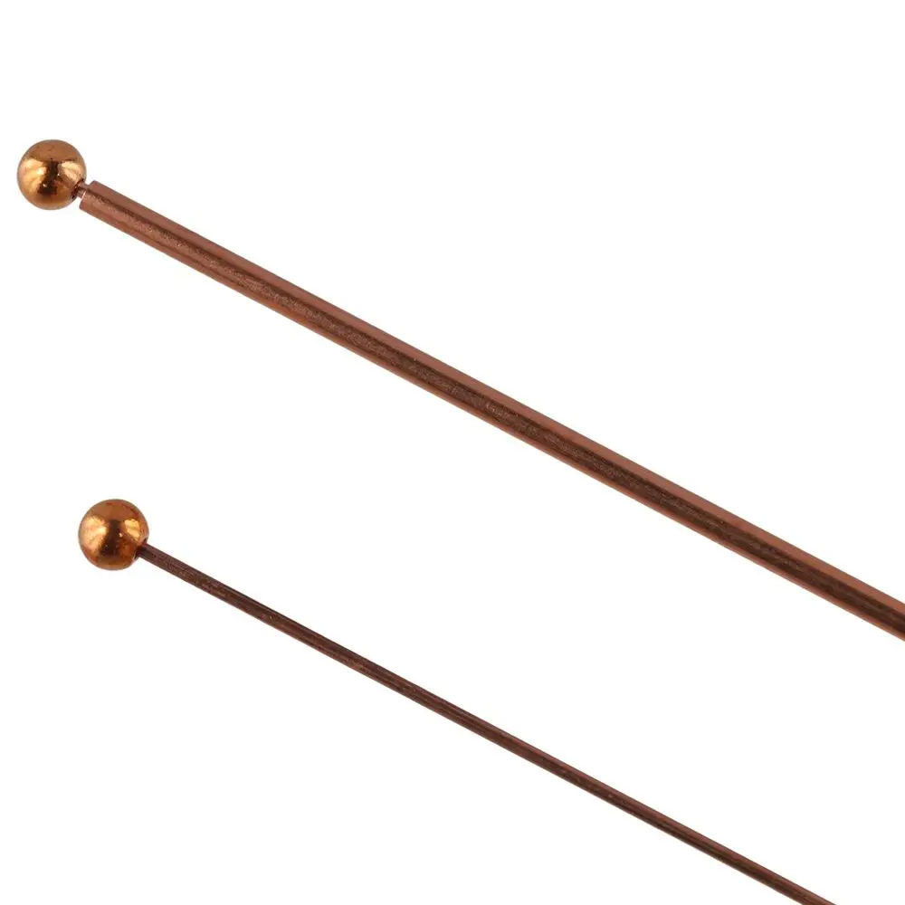2PCS Divining Water Pure Copper Ghost hunting equipment 99.9% Copper Dowsing rods Divining Rods Ghost Hunting