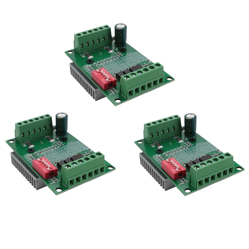 

3X TB6560 3A Stepper Motor Driver CNC Stepper Motor Board Single Axis Controller 10 Files Motor Controller Board