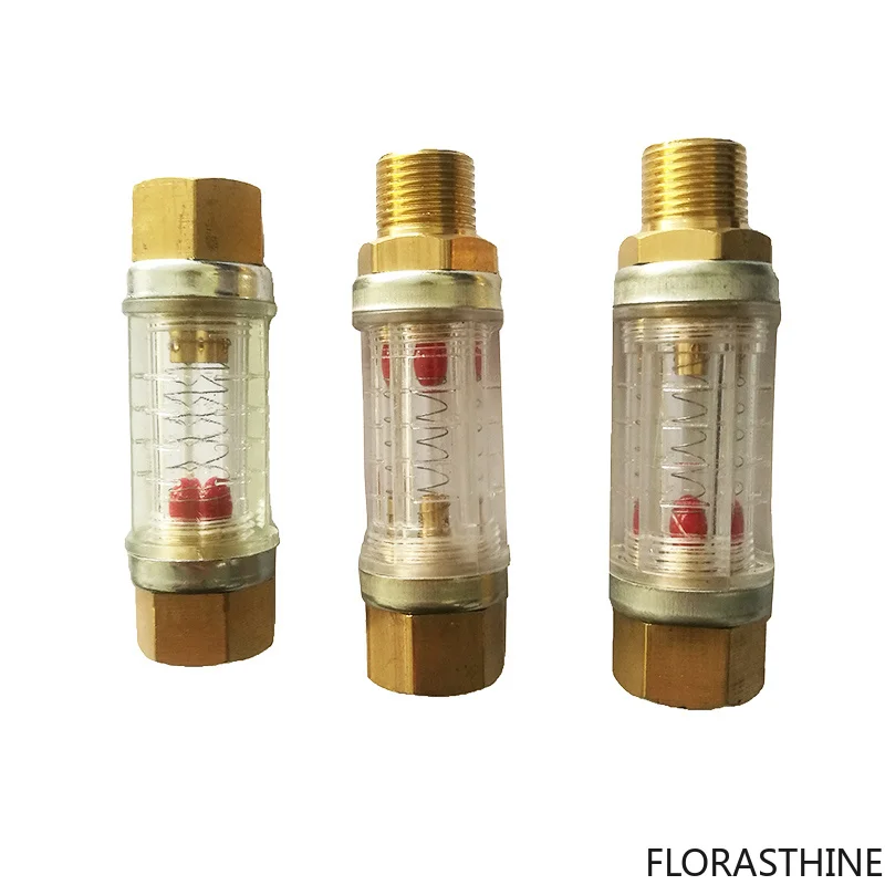 2pcs Industrial Mold Accessories Simple Flowmeters Water Transparent Water-flow Indicators
