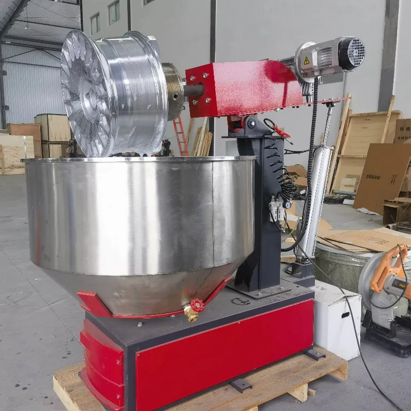 Rim Polisher Wheel Polishing Machine with Motor 1 Year Warranty 220V/380V Vibrator for Surface Refurbishment