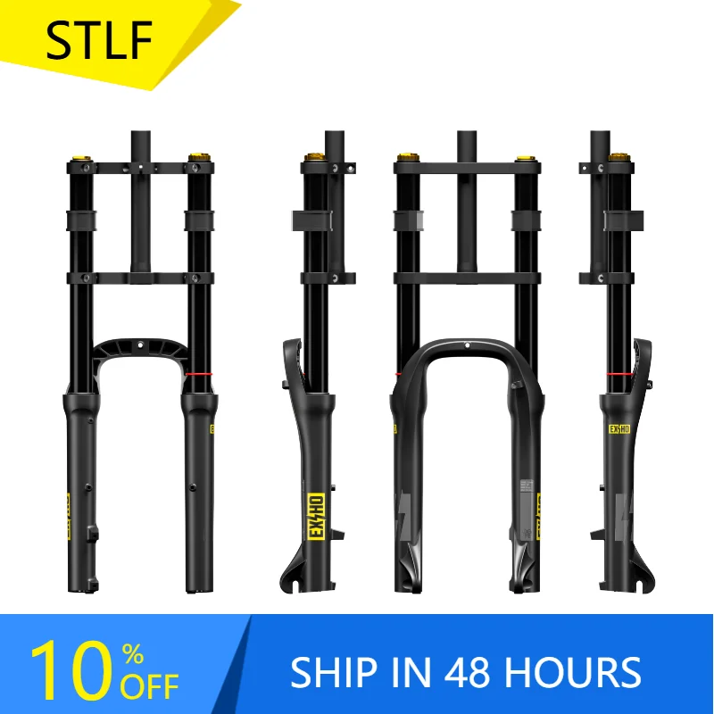 STLF Fat Bike 20 air Fork DH Mountain Bicycle Suspension Forks 20 26 Bicycle Fork