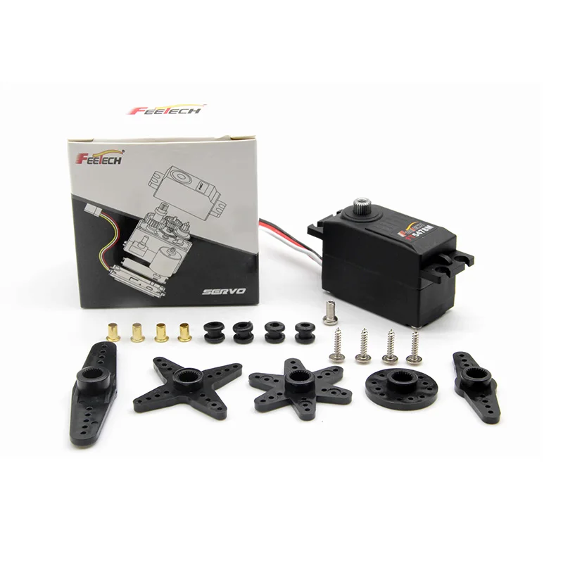 7.4V 20kg 0.138초 고속 브러시리스 메탈 기어 로우 프로파일 서보 (1/10 RC 드리프트 자동차용)