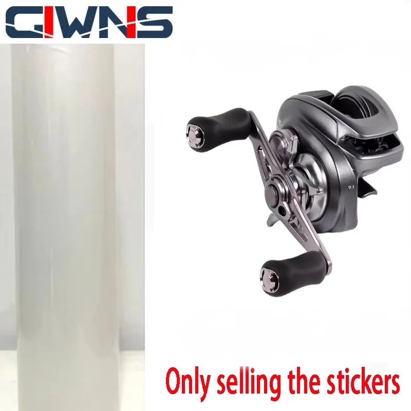 

2Sets Protection Against Scratch Baitcasting Reel FOR 22 BANTAM Film Stickers PET TPU Thin Fishing Wheel Accessories