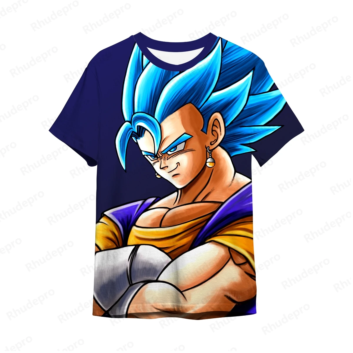 Camiseta masculina Dragon Ball Anime Hip Hop, Streetwear Goku, blusas de manga curta, roupas estilo Harajuku, presente da tendência, nova