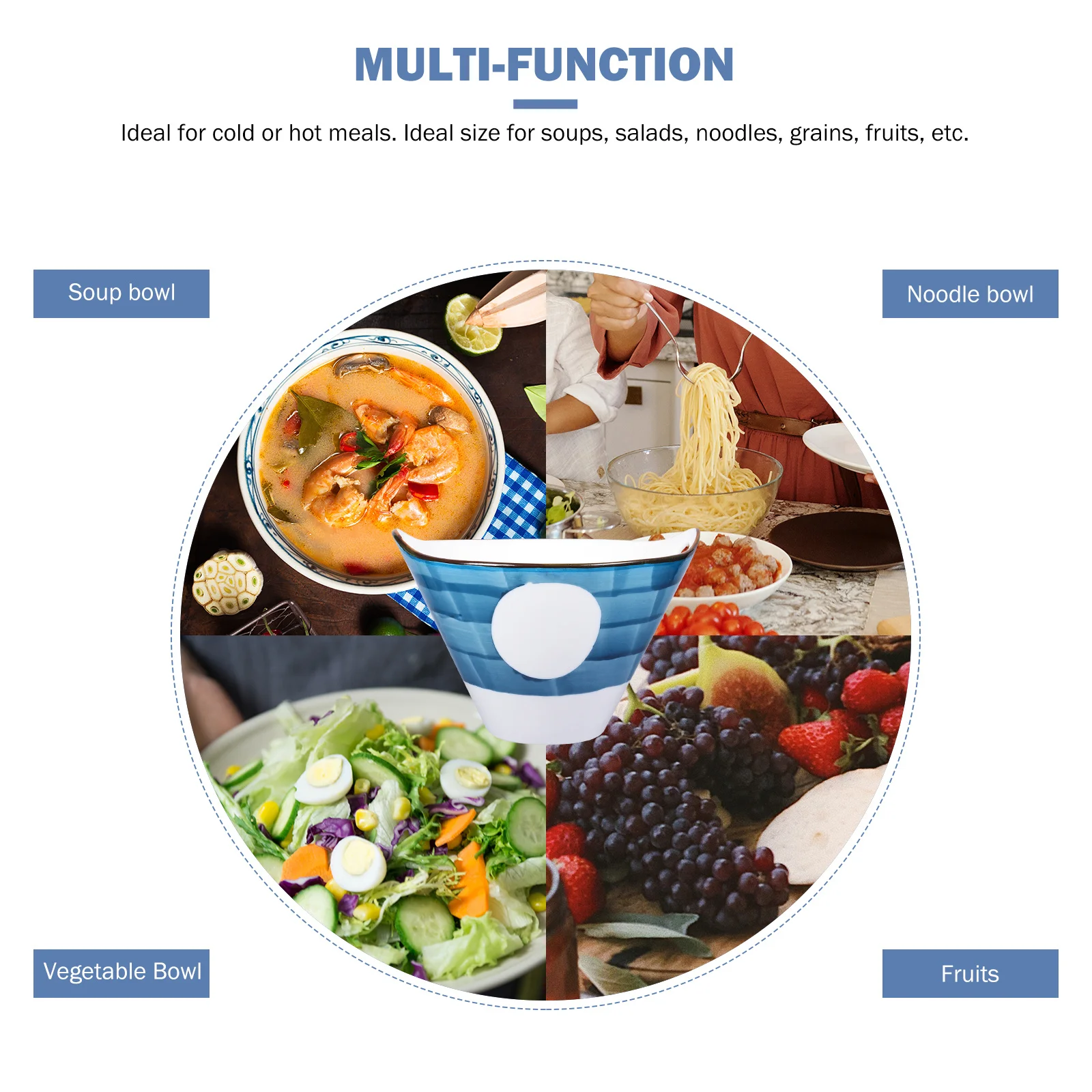 

Japanese Style Hand-Painted Soup Bowl Large Capacity Perfect Size for Noodles Ramen Salad Rice Kitchen Supplies