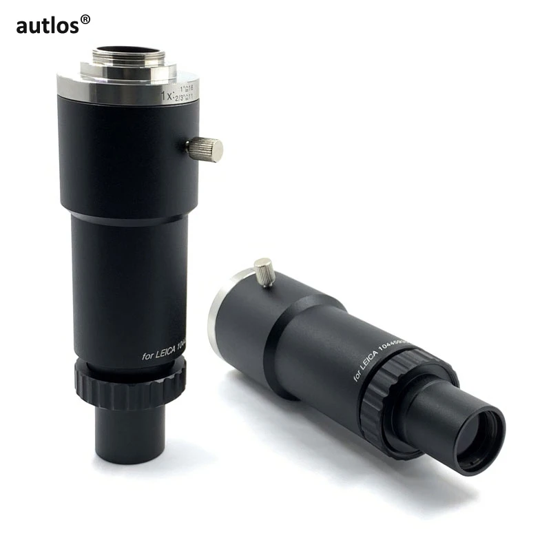 Adaptador de Microscópio para Câmera Trinocular Adaptador de Interface Ccd para Microscópio Estéreo Leica 1x Ms5 Mz6 M125 M205 M165 S6d S9d
