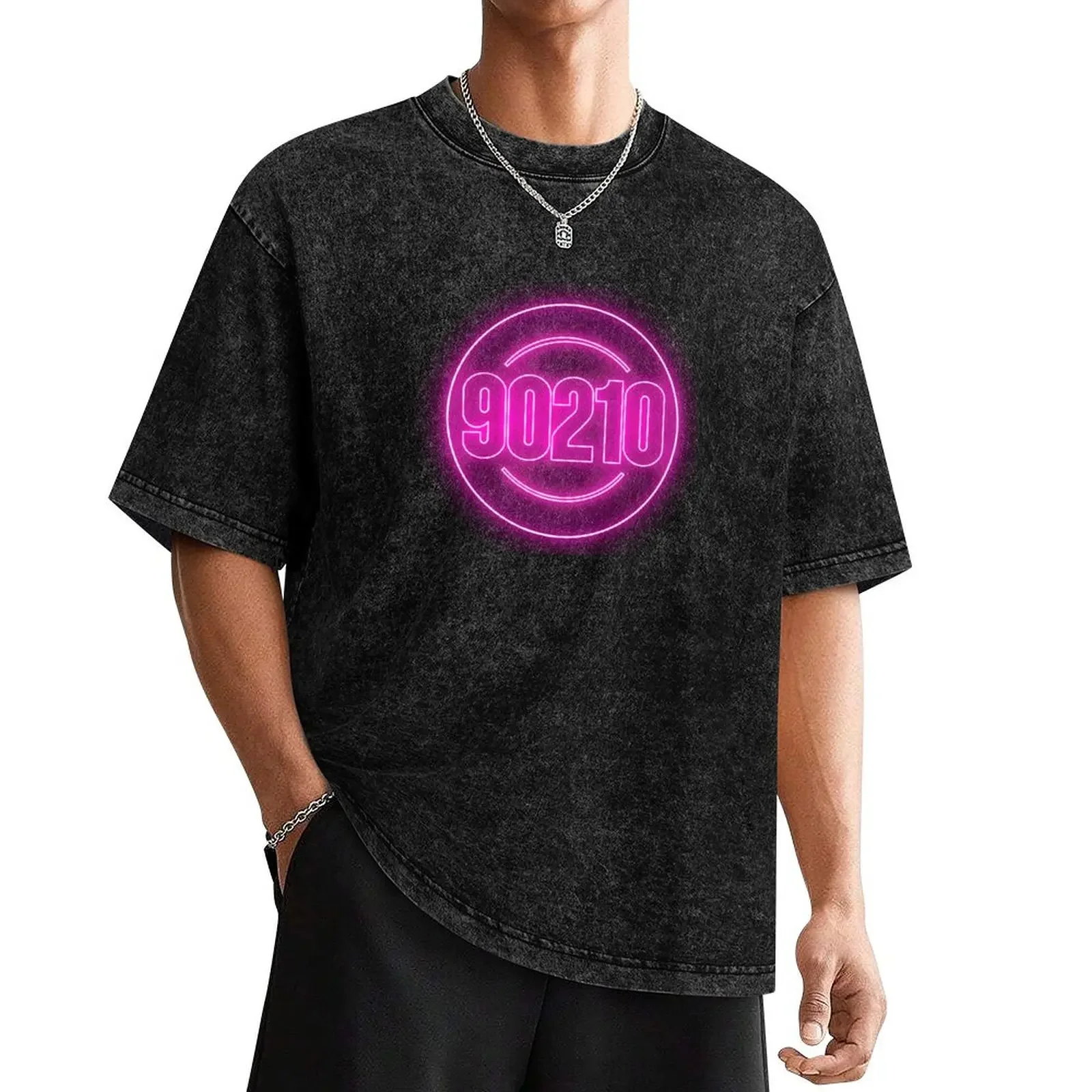 90210 T-Shirt graphics Blouse blacks fitted t shirts for men