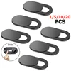 Webcam Cover Shutter Magnet Slider Plastic Camera Cover for iPad Tablet Web Laptop Pc Camera Mobile Phone Lenses Privacy Sticker