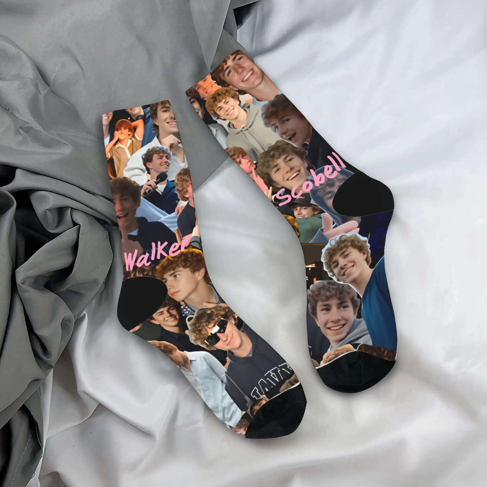 

Мужские носки Walker Scobells, чулки, противоскользящие дышащие носки, осенние носки для скейтборда современного дизайна
