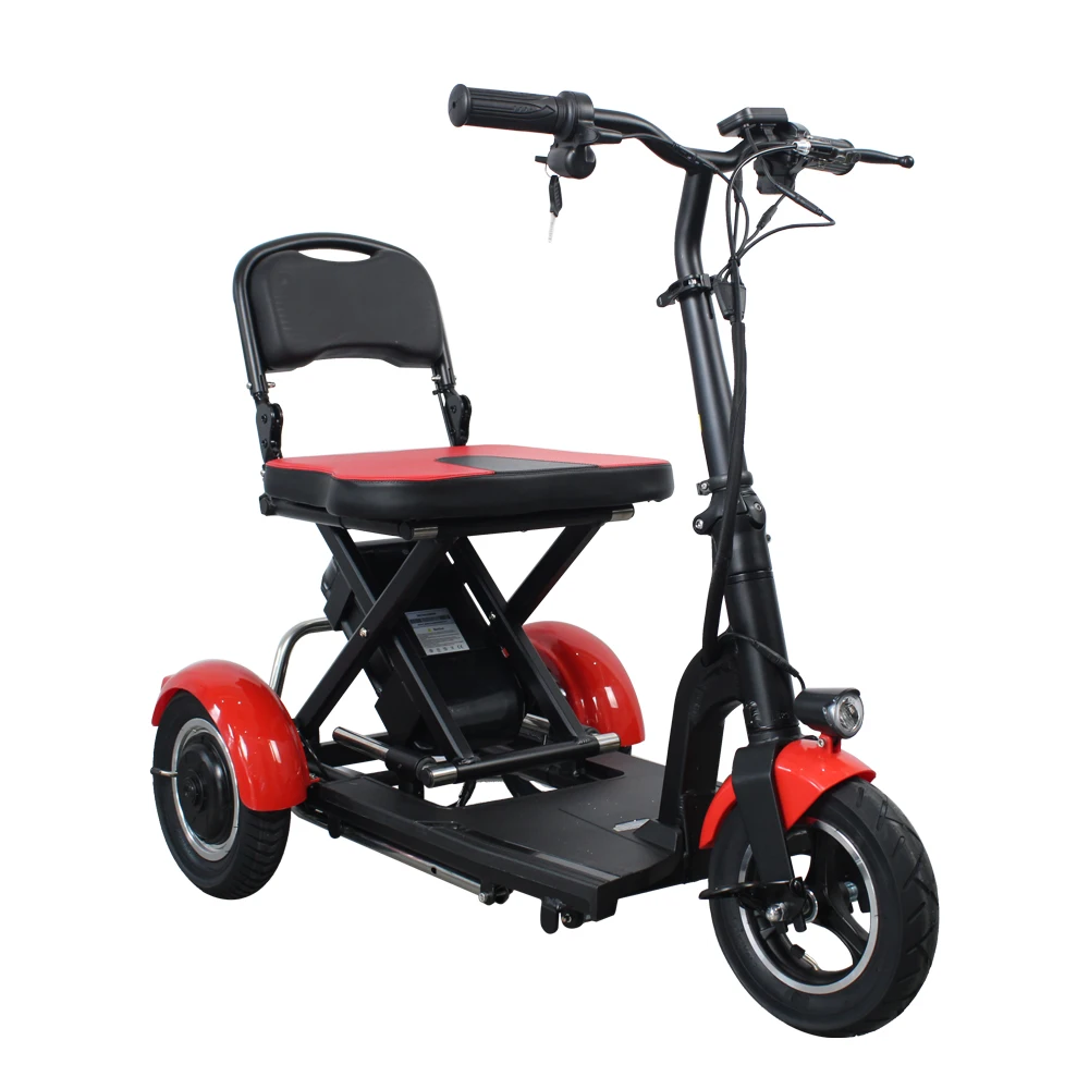 Folding Scooter with Lithium Battery Electric Mobility Scooter for Old Man and Disabled Person