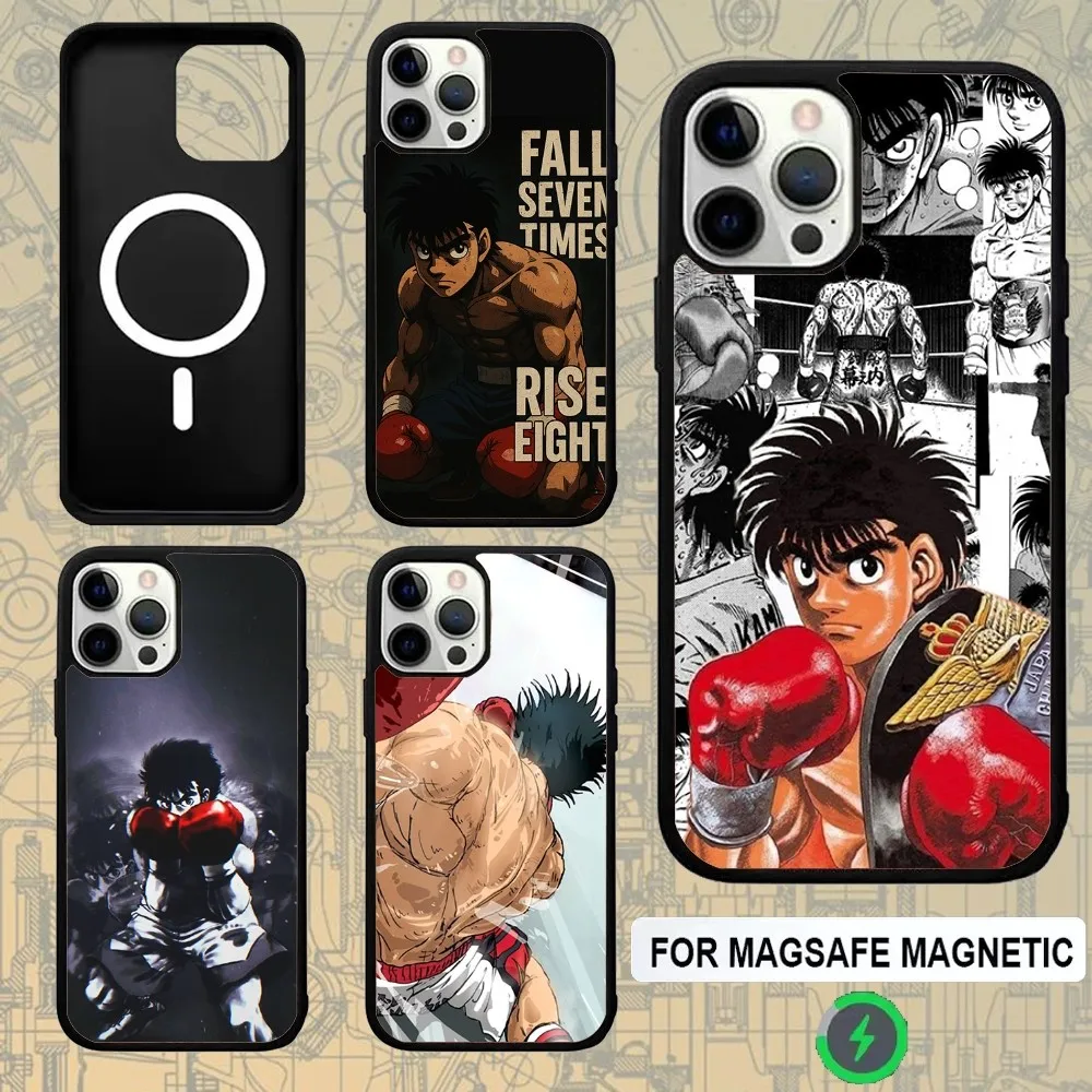 

Hajime No Ippo Anime Phone Case For IPhone 16e,16,15,Pro,Max,14,Plus,13,12,11 Magesafe Magnetic Wireless Charge Cover