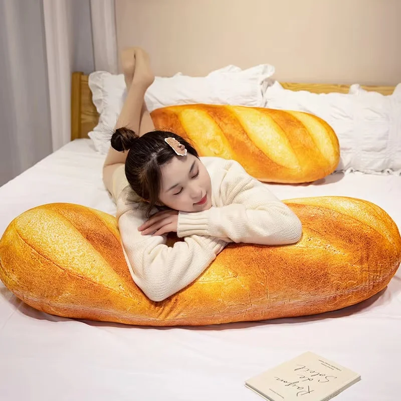 

20-100cm Butter Bread Plush Pillow Oversized Simulated Bread Cushion Anime Character Soft Bag Delicious Food Cushion Toy Gift