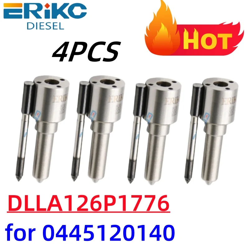 

4 PCS Fuel Injectors DLLA126P1776 Common Rail Injector Nozzle DLLA126P1776 for 0445120140 Cummins 4945316 VW 2T2198133 Oem