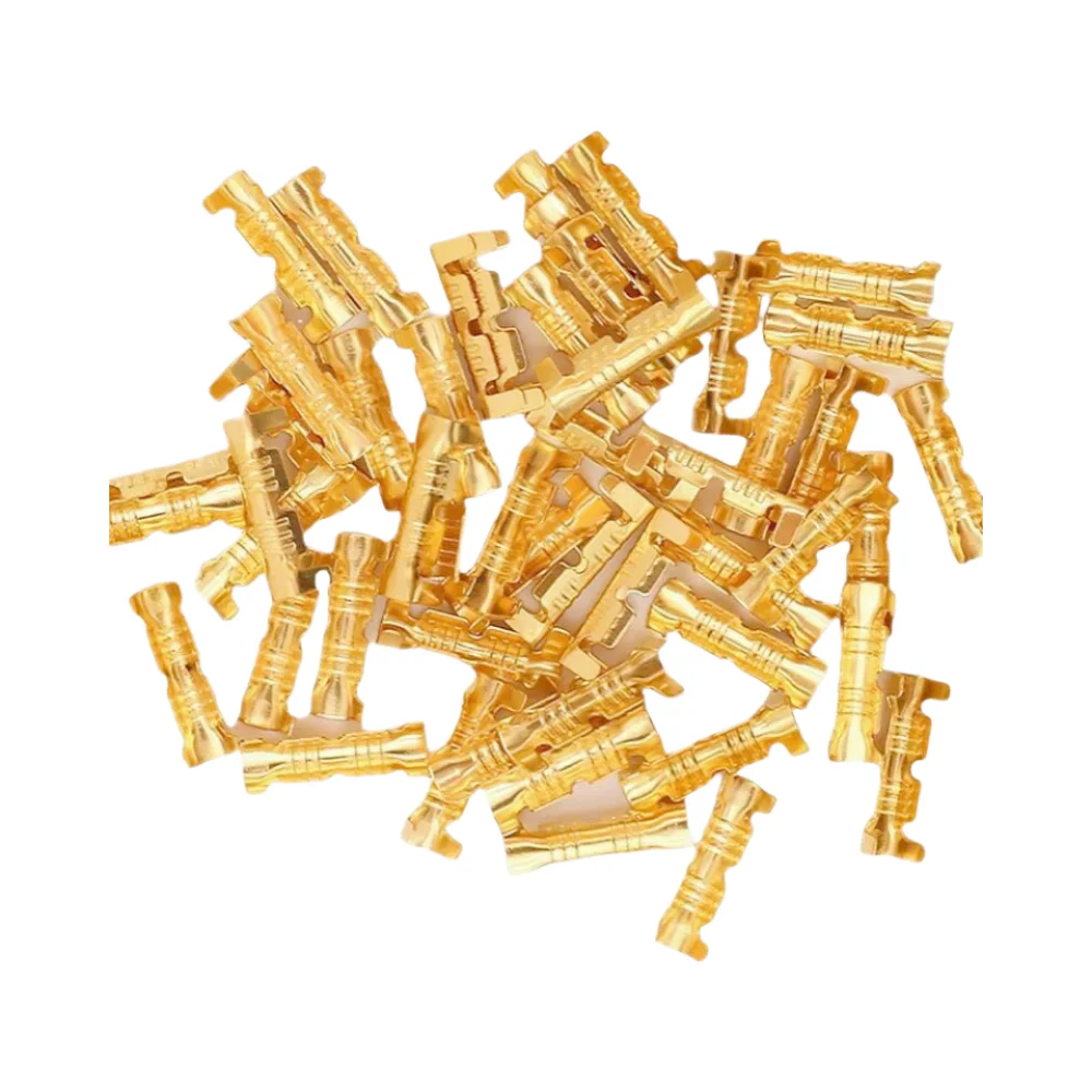 Automobile wire connection terminal crimping buckle 454A wire connector U-shaped cold press copper buckle nose quick wiring term