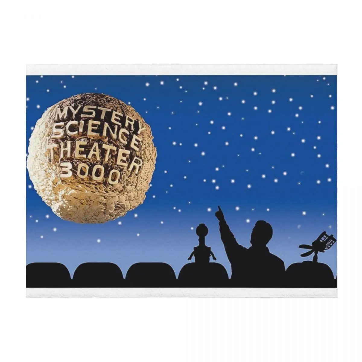 

MST3K - Mystery Science Theater 3000, плед с логотипом, пушистое одеяло, кровать, модные фланелевые одеяла