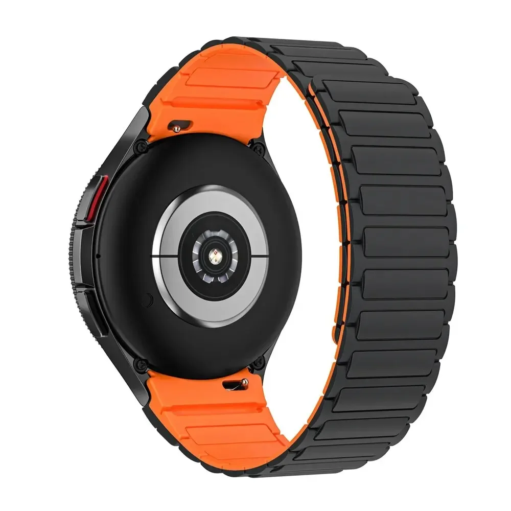 

Силиконовый ремешок для Samsung Watch 6 5 4 40 44 мм Watch 5 Pro 45 мм без зазора Магнитный ремешок для Galaxy Watch 6/4 Classic 42 46 43 47 мм