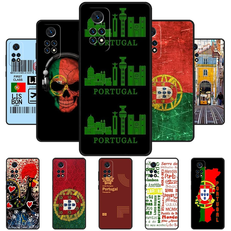 Portugal Passport Flag Phone Case For Redmi Note 11 EPro 11S 10T 9S Promax 8 Pro Xiaomi Mi 11 12X 12S Ultra Cover